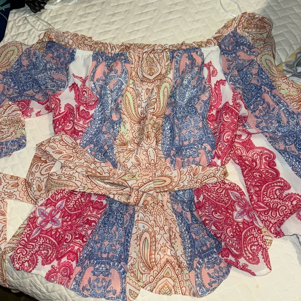 Ladies off the shoulder blouse